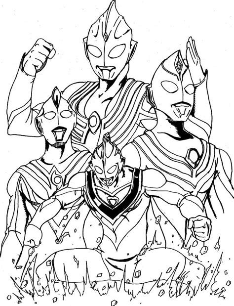 FUN & LEARN : Free worksheets for kid: ภาพระบายสี อุลตร้าแมน Ultraman