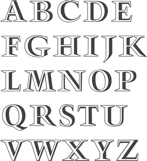 Myfonts Shaded Typefaces