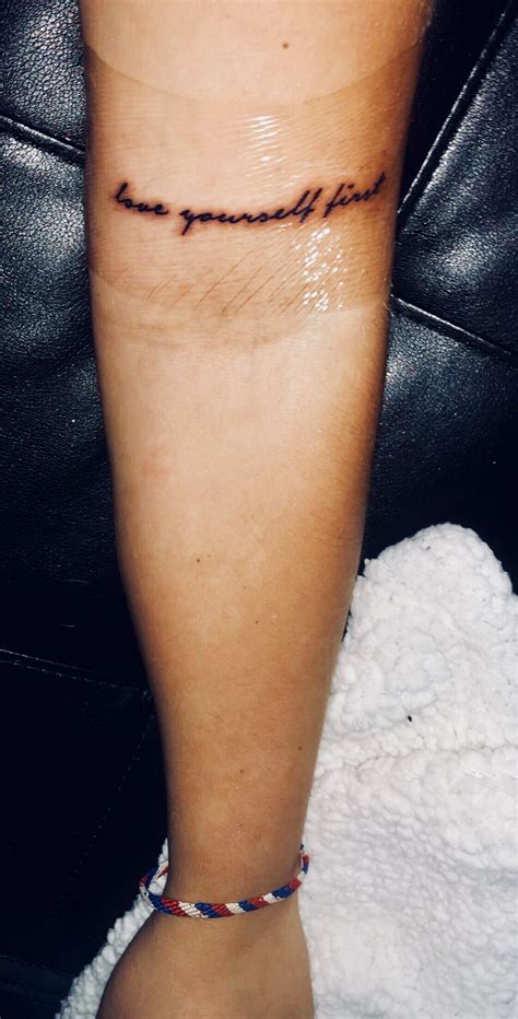 Check spelling or type a new query. Love yourself first #smalltattoos #loveyourself | Cursive ...
