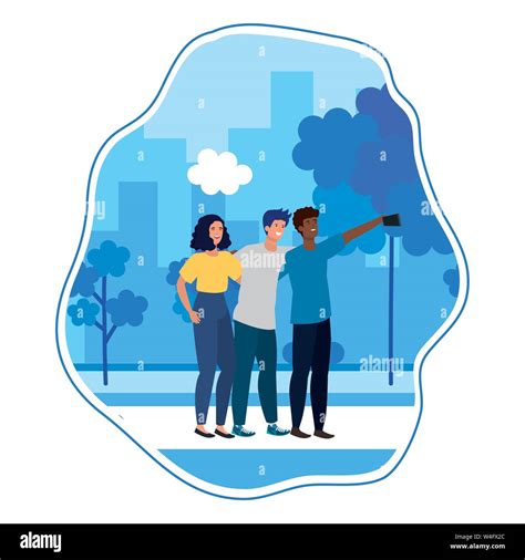 Group People Person In A Photo Stock Vector Images Alamy