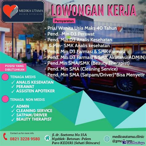 Lowongan kerja terbaru di kediri. Lowongan Kerja di Pare, Kediri Maret 2021