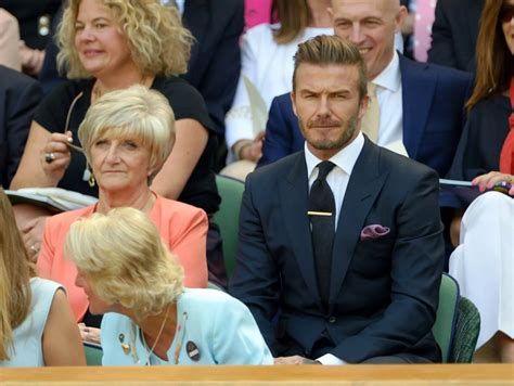 David And Sandra Beckham In The Royal Box During Day Ten Of The