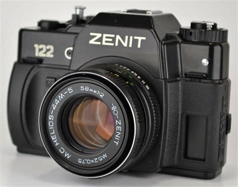 Exc Soviet Ussr Zenit 122 Camera Helios 44m 5 Lens 2 Ebay