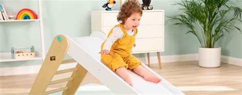 Buy The Tp Toys Indoor Wooden Folding Slide At Kidly Uk