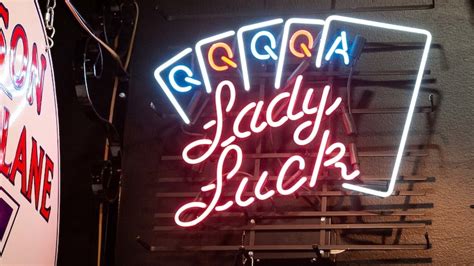 Lady Luck Neon Sign K543 The Eddie Vannoy Collection 2020