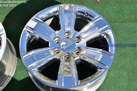 20 Gmc Sierra Oem Factory Chrome Clad Wheels Yukon Tahoe Silverado