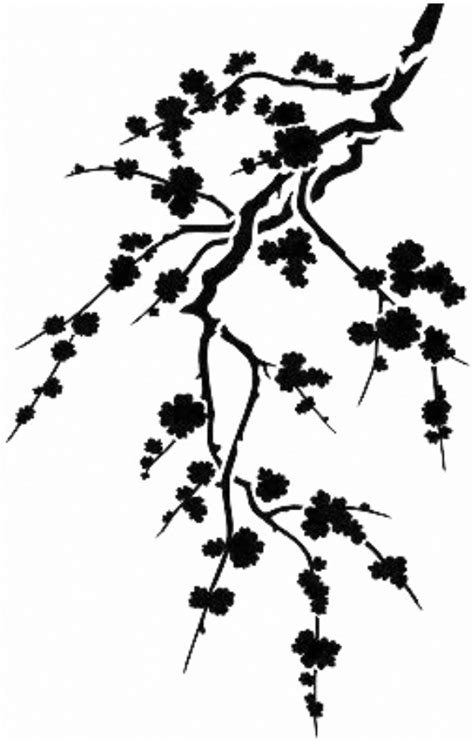 Cherry Tree Branch Silhouette