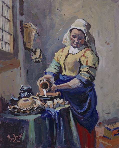 Milk Maid Painting At Paintingvalley Com Explore Collection Of Milk