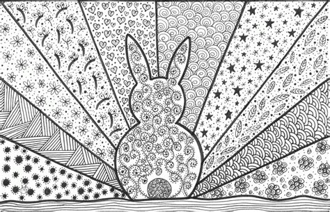 Hard Pattern Coloring Pages Coloring Home