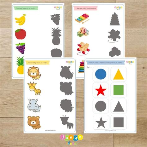 Juegos para ninos desde los 2 a los 6 anos educapeques. Encuentra la sombra es una actividad para niños de 2 años ...