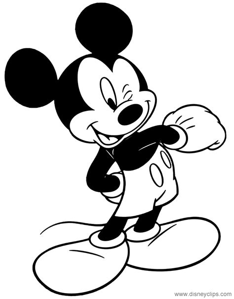 Mickey Mouse Coloring Pages Free Printable Printable Templates