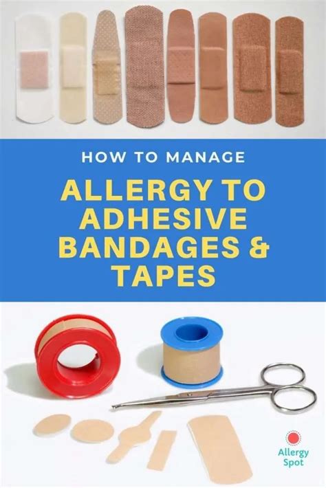 How To Manage Allergy To Adhesive Bandages And Tapes Allergy Spot
