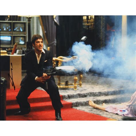 Al Pacino Signed Scarface 11x14 Photo Psa Hologram Pristine Auction