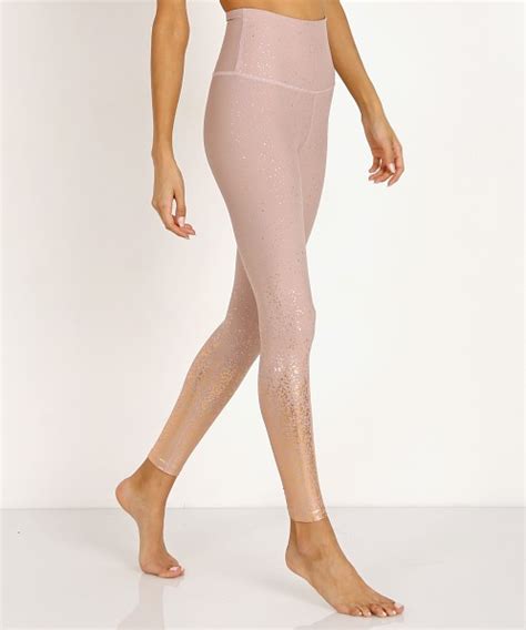 Beyond Yoga Alloy Ombre High Waisted Midi Legging Brazen Blush Sf3243 Free Shipping At Largo Drive