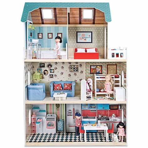 En las tiendas imaginarium méxico presentan el catálogo completo de peluches, juguetes para bebés, disfraces, cocinitas, carros, motos, juguetes de exterior, música, y mucho más. Casa de muñecas de madera Amanda Maison
