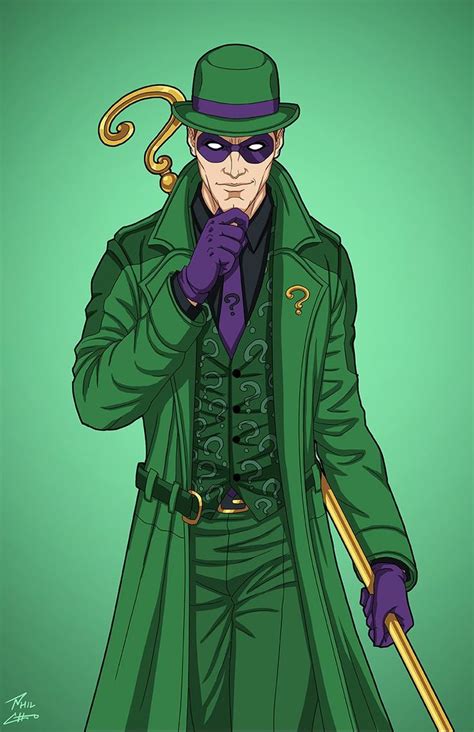 phil cho on twitter gotham villains riddler gotham batman comics