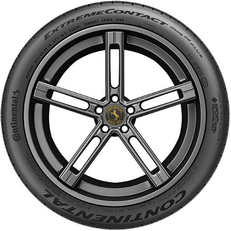 Continental Extremecontact Dws06 Plus Black Sidewall Tire 29525zr22