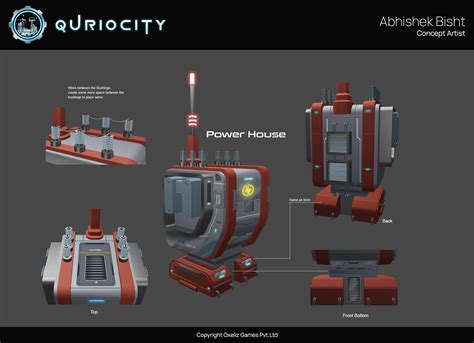 Artstation Power House Concept For A Sci Fi City Builder Game Quriocity