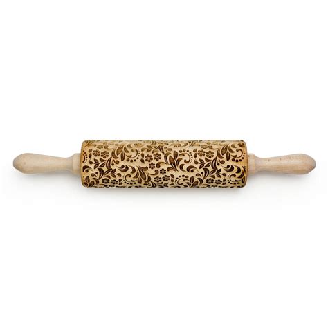 Floral Two Embossing Rolling Pin By Boon Homeware