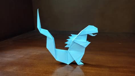Origami Shin Godzilla Easy Step By Step Youtube