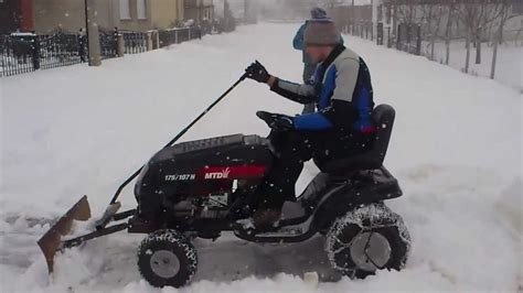 Homemade Snow Plow For Garden Tractor Fasci Garden