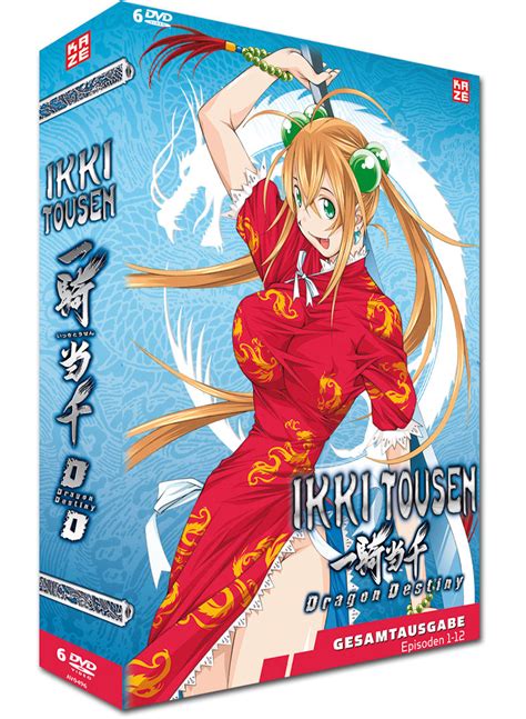 Ikki Tousen Dragon Destiny Gesamtausgabe 4 Dvds Anime Dvd