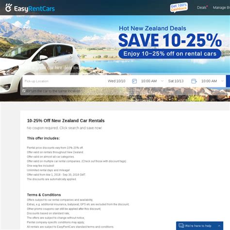 Apex car rentals is committed to ensuring you have a safe and enjoyable driving holiday in new zealand. 10-25% off New Zealand Car Rentals @ EasyRentCars ...