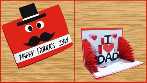 Fathers Day Pop Up Card Making Easy And Beautiful Card For Fathers