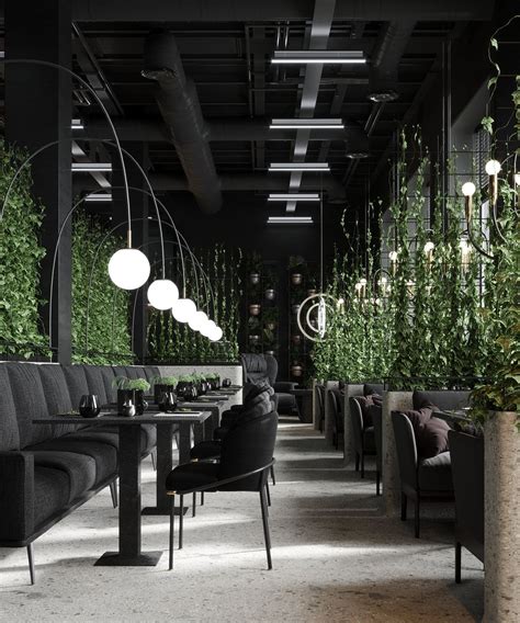 Moonlight On Behance Greens Restaurant Deco Restaurant Luxury