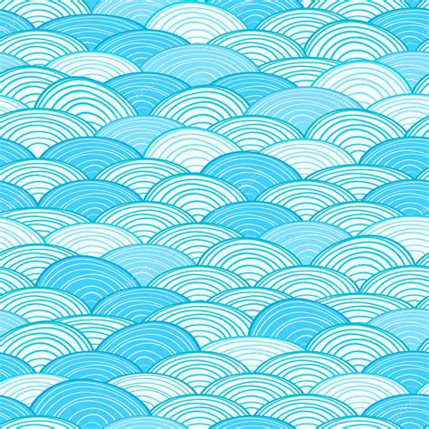 Seamless Water Wave Pattern — Stock Vector © Nikifiva 10576141