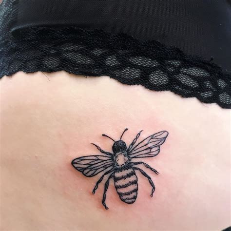 Honey Bee Tattoo Done By Donna At Deluxe Tattoo In Chicago