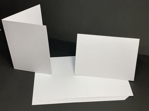 White Blank Cards Size C