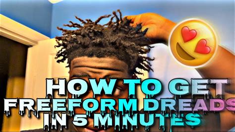 How To Get Freeform Dreads In 5 Minutes Thot Boy Cut Youtube