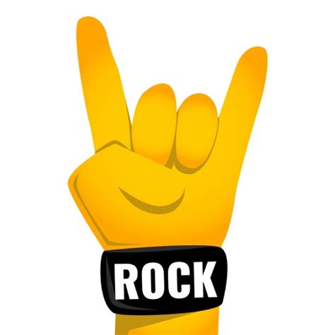 Rock Music Emoji App By Yes Man Enterprises Inc