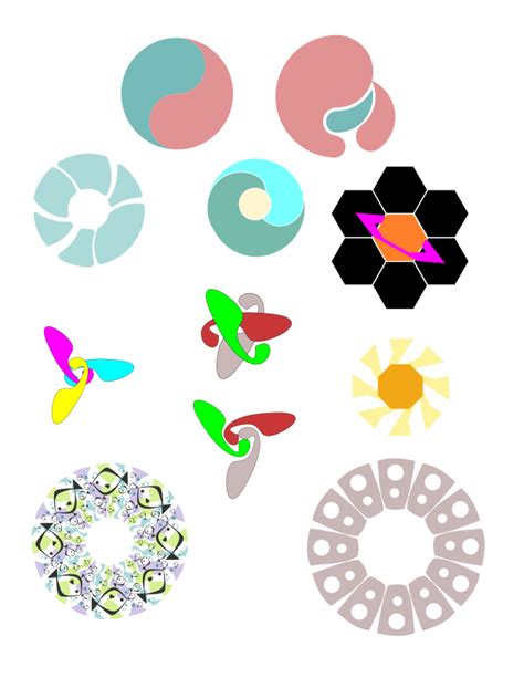 Round Design Elements Openclipart