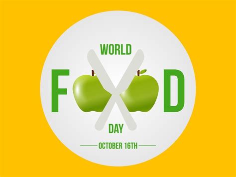 Premium Vector World Food Day Promotes Awareness Of Global Food
