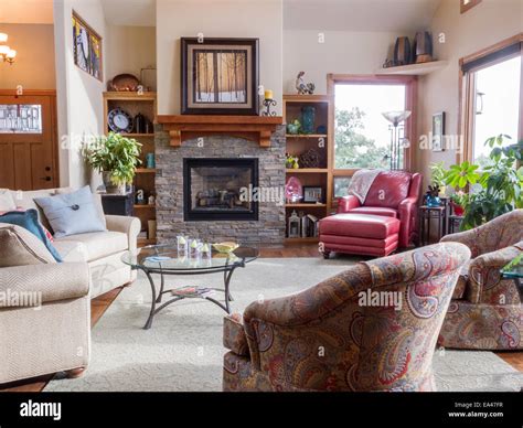Showcase Home Interior Usa Stock Photo Alamy