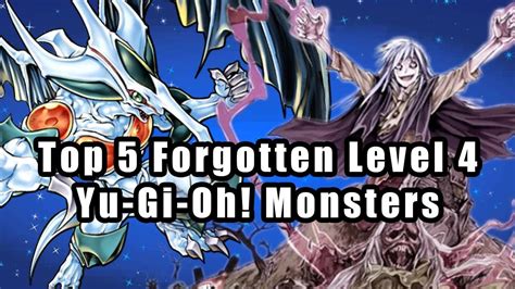 Top 5 Forgotten Level 4 Yu Gi Oh Monsters Youtube