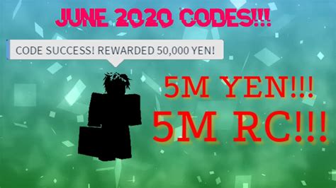 Be sure to enter the codes in as soon as you can because. Ro Ghoul Codes June 2020 | ALL CODES JUNE 2020 5M YEN 5M ...