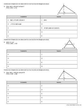 Find a pair of similar triangles in your sketch, and explain how the teacher does her mirror trick. Similar Triangles Proofs Practice Worksheets (Classwork and Homework)
