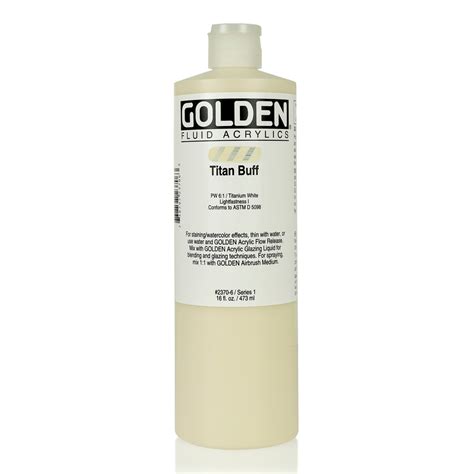 Buy Golden Fluid Acrylic 16 Oz Titan Buff