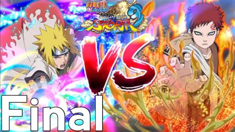 Minato Vs Gaarabocil Naruto Shippuden Ultimate Ninja Storm 3