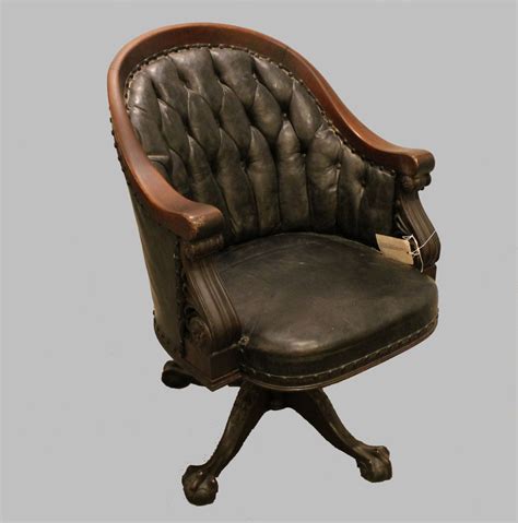 Find the perfect feet up chair stock illustrations from getty images. Bargain John's Antiques | Mahogany Office Chair - claw ...
