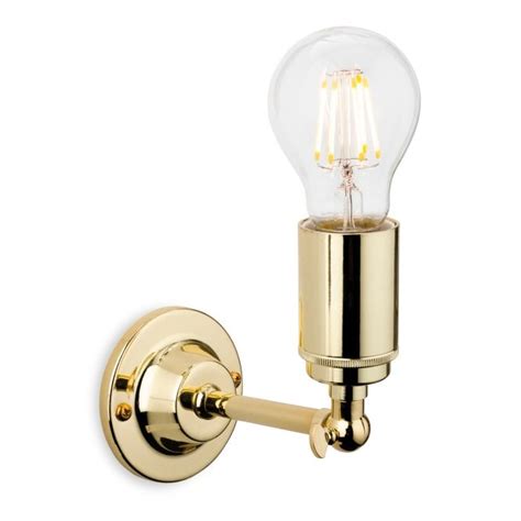 Firstlight 7650br Indy Single Light Wall Fitting In Polished Brass