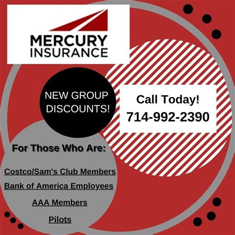 Mercury Insurance Is Offering Numerous Group Discounts To Policyholders