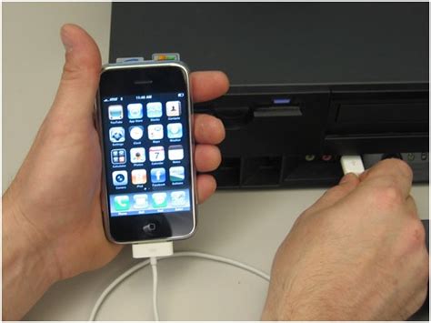To connect, place the usb end in your computer's usb slot, then connect the other end to your phone. How to Connect iPhone with PC