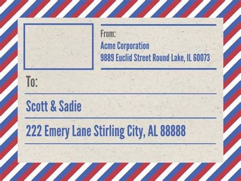 800 Mailing And Shipping Label Templates And Examples Lucidpress