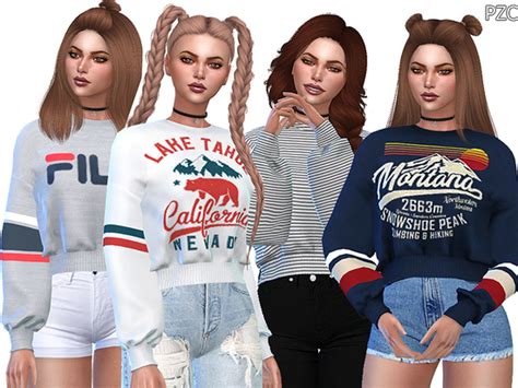 Pin On Sims 4 Womens Clothing Cc