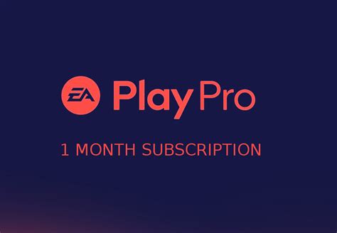 Ea Play Pro 1 Month Subscription Key G2playnet