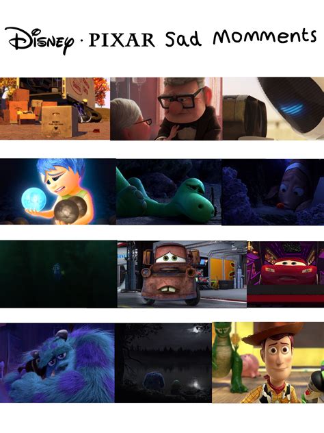 Disney Pixar Sad Moments By Justsomepainter11 On Deviantart